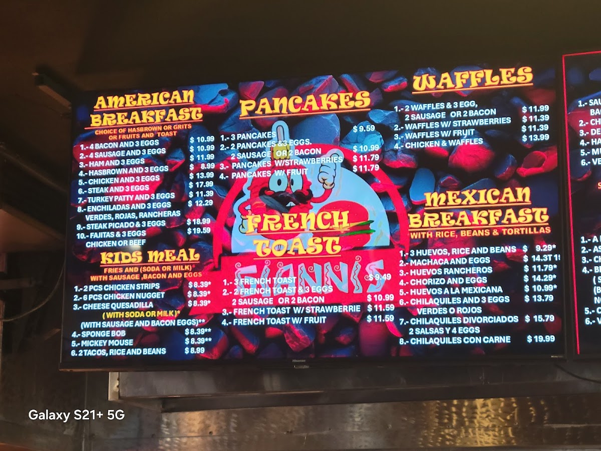 Giannis Burgers Menu - Image 3